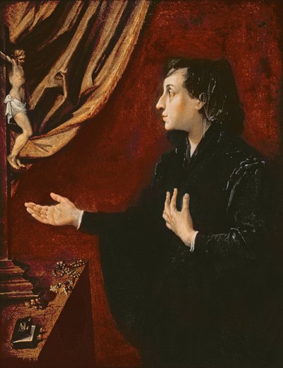 Portrait of a Widow by Lodovico Carracci